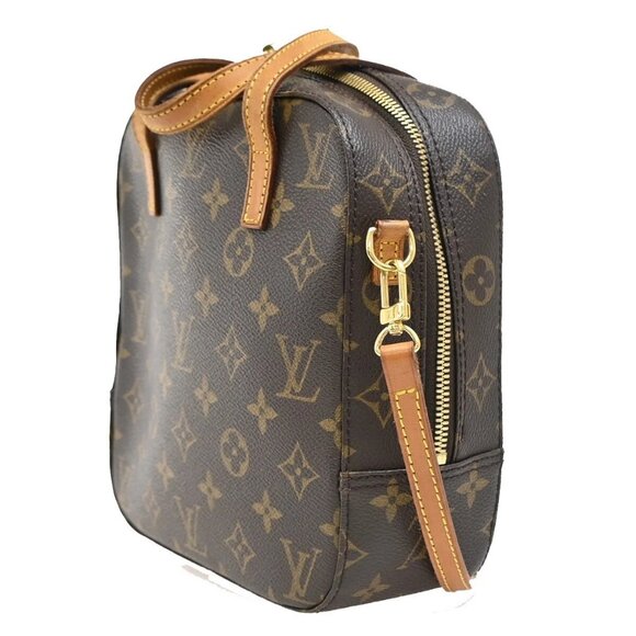 LOUIS VUITTON Spontini 2Way Shoulder Hand Bag Monogram Leather M47500 34EF098 - Picture 2 of 16